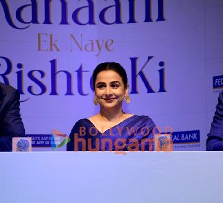 Photos: Vidya Balan snapped at Federal Bank's press conference and launch event at Sofitel, BKC