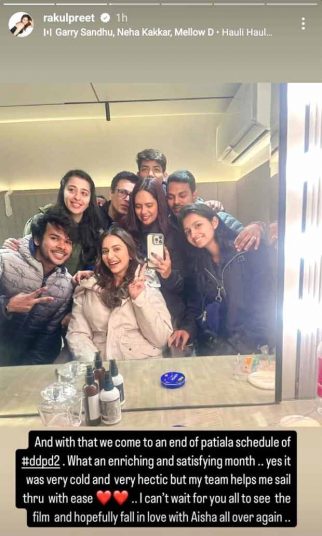 Rakul Preet Singh wraps Patiala schedule of De De Pyaar De 2; says, “What an enriching and satisfying month”