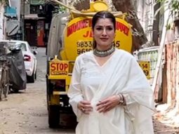 Raveena Tandon looks so graceful as she poses in a white suit