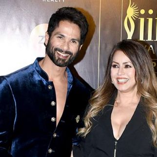 Shahid Kapoor & Mahima Choudhary pose together for IIFA 2025