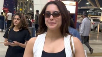 Sharvari Wagh’s natural airport look