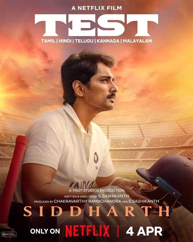 TEST on Netflix: Siddharth plays Arjun, a cricketer caught between duty and passion; says, "TEST is more than just a sports film, it’s about the choices that define us"