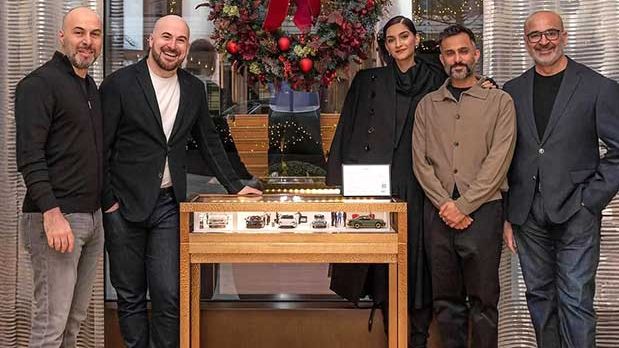 Sonam Kapoor, Anand Ahuja announce collaboration with Topaz Detailing as it debuts in India