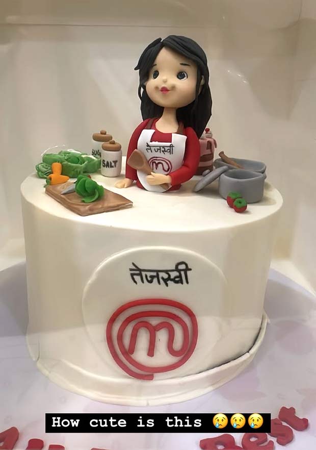 Tejasswi Prakash gets the sweetest surprise from fans as they showcase their support for her on Celebrity MasterChef