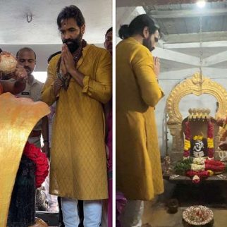 Ahead of Kannappa’s release, Vishnu Manchu seeks blessings at Utukuru Nagalingeswara Temple