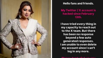 Shreya Ghoshal issues warning after her X account gets hacked: “Please don’t click on any link or believe any message”