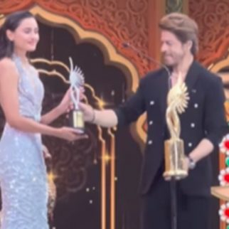 Shah Rukh Khan’s heartwarming words to nervous Janki Bodiwala while receiving award steals hearts