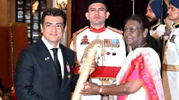 Ajith Kumar honoured with Padma Bhushan by president Droupadi Murmu at Rashtrapati Bhavan