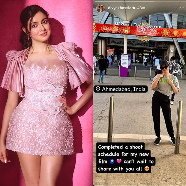 Divya Khossla wraps shoot schedule for upcoming film, shares an update 