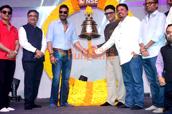 photos ajay devgn bhushan kumar and others attend grand akshaya tritiya bell ringing ceremony at nse ahead of raid 2 release 3