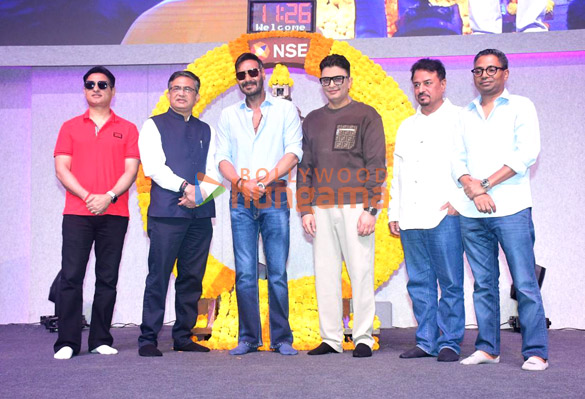 Photos: Ajay Devgn, Bhushan Kumar and others attend grand Akshaya Tritiya bell-ringing ceremony at NSE ahead of Raid 2 release Photos: Ajay Devgn, Bhushan Kumar and others attend grand Akshaya Tritiya bell-ringing ceremony at NSE ahead of Raid 2 release