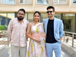Photos: Akansha Ranjan Kapoor, Amol Parashar and Anandeshwar Dwivedi promote Amazon Prime Video series Gram Chikitsalaya
