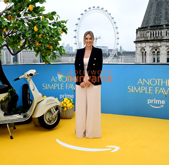 photos anna kendrick blake lively henry golding paul feig and laura fischer attend the london photocall for another simple favour 5