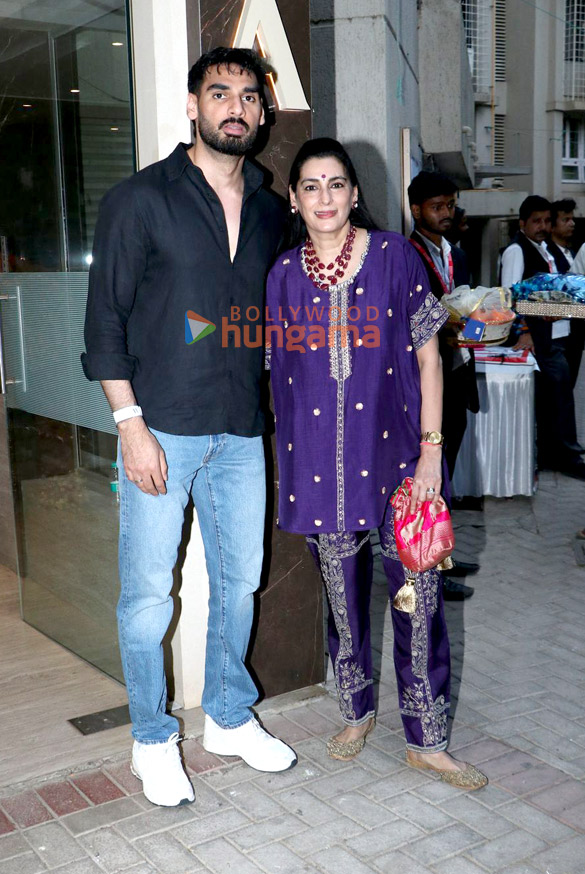 photos celebs grace j p duttas daughter baby shower ceremony 2