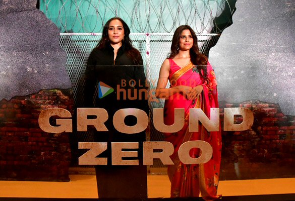 photos emraan hashmi saie tamhankar zoya hussain and others snapped at the trailer launch of ground zero 10
