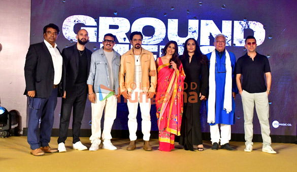 photos emraan hashmi saie tamhankar zoya hussain and others snapped at the trailer launch of ground zero 2