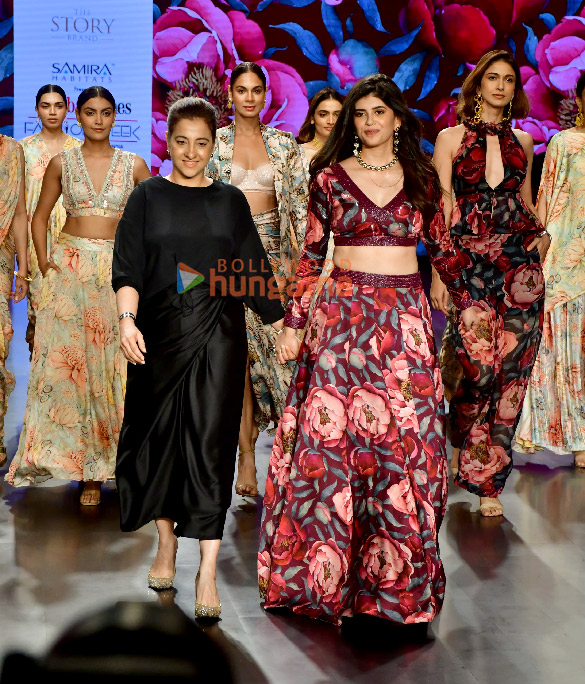 photos gauahar khan and sanjana sanghi turn showstopper at bombay times fashion week 2025 4