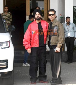 Photos: Karan Johar and Gippy Grewal snapped at Kalina airport