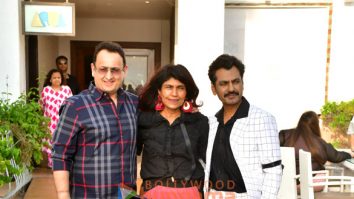 Photos: Nawazuddin Siddiqui, Sejal Shah and Vinod Bhanushali snapped promoting their film Costao Photos: Nawazuddin Siddiqui, Sejal Shah and Vinod Bhanushali snapped promoting their film Costao