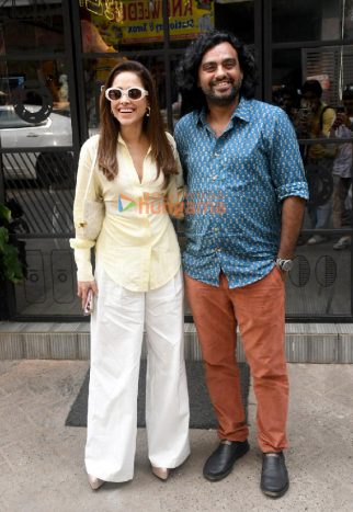 Photos: Nushrratt Bharuccha and Vishal Furia snapped promoting Chhorii 2