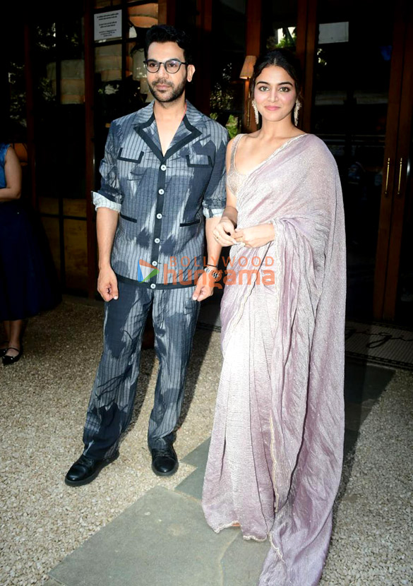 photos rajkummar rao and wamiqa gabbi snapped promoting bhool chuk maaf at gigi restaurant in bandra 1