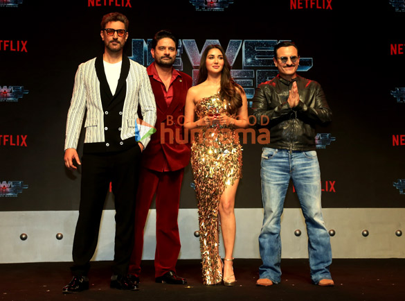 photos saif ali khan jaideep ahlawat nikita dutta and others grace the trailer launch of netflixs jewel thief 3
