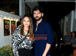 Photos: Sonakshi Sinha and Zaheer Iqbal snapped at Izumi in Bandra