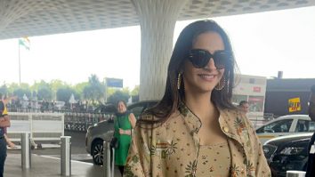 Photos: Sonam Kapoor Ahuja and Nushrratt Bharuccha snapped at the airport