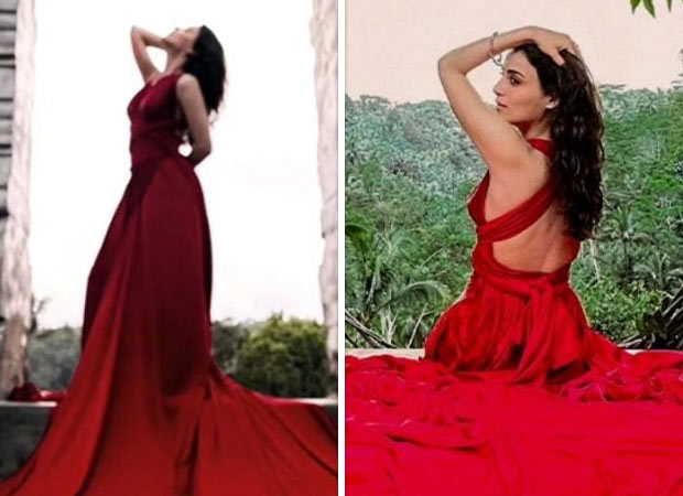 Radhikka Madan embraces the “Pinterest cliché” in Bali with striking red dress shoot