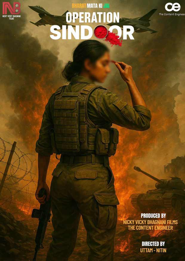 Movie named Operation Sindoor announced by Nicky Vicky Bhagnani Films and The Content Engineer, first poster also released 