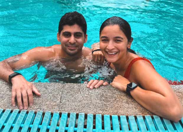 Alia Bhatt in red swimsuit sets the mood for a gloomy Monday with sister Shaheen Bhatt’s boyfriend Ishaan Mehra; watch : Bollywood News – Bollywood Hungama