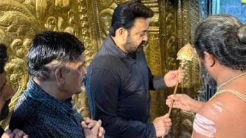 Mohanlal offers golden vel to Lord Murugan temple in gratitude for Thudarum’s success
