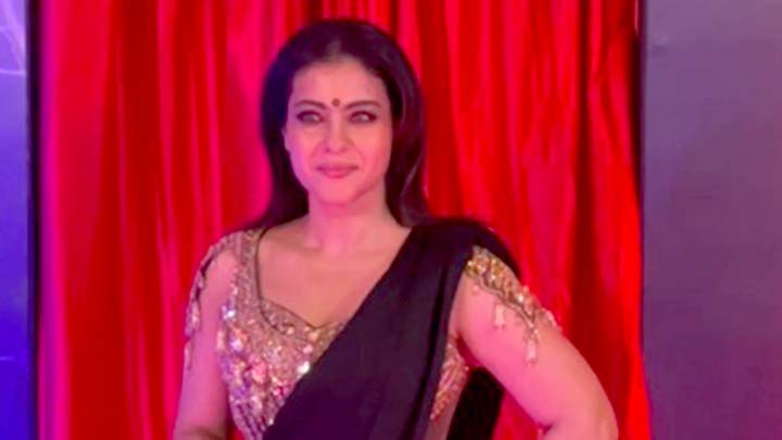 In love with this look! Kajol looks effortlessly graceful in a black saree