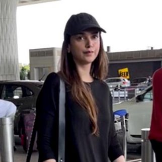 Aditi Rao Hydari's sporty airport look