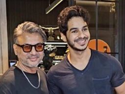 Black and blue combination can never go wrong! Ishaan Khatter