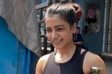 Gym time for paps favourite Samantha Ruth Prabhu!