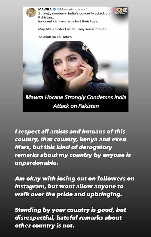 Harshvardhan Rane refuses to work with Mawra Hocane in a powerful note condemning her anti-India comments