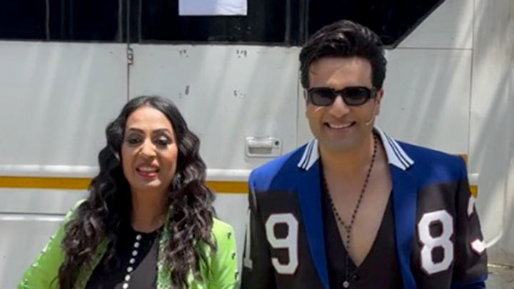 Jabardast Jodi Krushna & Kashmera walking together