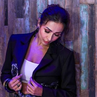 Malaika Arora stuns in Rs 85,000 AK-OK co-ord featuring sculpted silhouette and statement florals