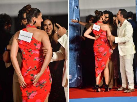 Akshay Kumar’s cheeky prank turns Nargis Fakhri into ‘Sajid Nadiadwala’ at Housefull 5 trailer launch – quite literally!