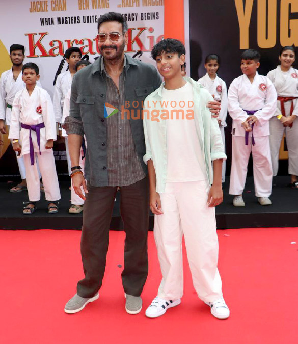 photos ajay devgn and yug devgan grace the trailer launch of karate kid legends 8