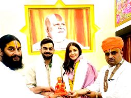 Photos: Anushka Sharma and Virat Kohli snapped while taking blessings at Hanuman Garhi temple in Ayodhya