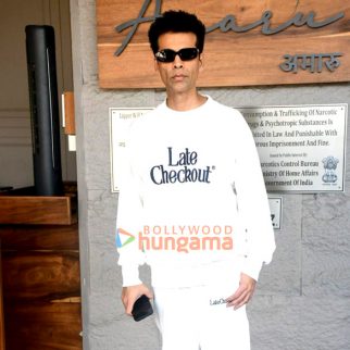 Photos: Karan Johar snapped at Amaru in Bandra