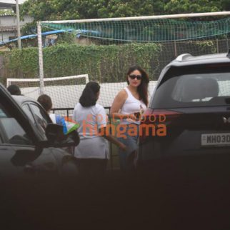 Photos: Kareena Kapoor Khan, Saif Ali Khan and their son Jehangir Ali Khan snapped at a football ground in Bandra