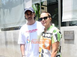 Photos: Neha Dhupia and Angad Bedi snapped at Mag St. in Bandra