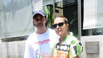Photos: Neha Dhupia and Angad Bedi snapped at Mag St. in Bandra