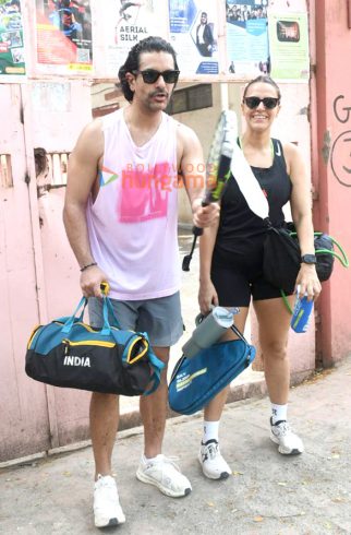 Photos: Neha Dhupia and Angad Bedi snapped in Khar