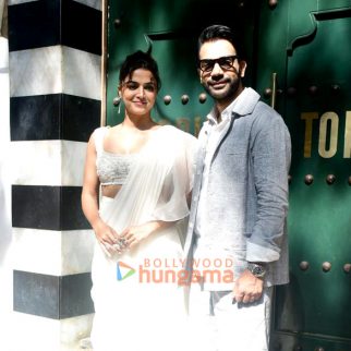 Photos: Rajkummar Rao and Wamiqa Gabbi snapped promoting Bhool Chuk Maaf at Torii restaurant in Bandra