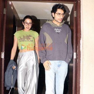 Photos: Sara Ali Khan, Ibrahim Ali Khan and Palak Tiwari snapped at Juhu PVR