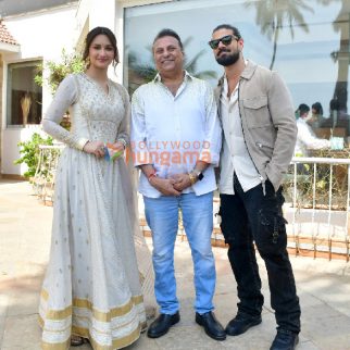 Photos: Sooraj Pancholi, Aakanksha Sharma and Kanubhai Chauhan snapped promoting Kesari Veer
